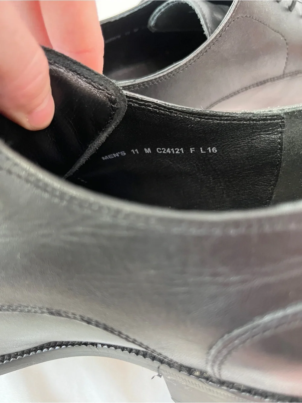 Cole Haan Lenox Hill Cap Toe Oxford Black Leather Dress Shoes Mens 11 M UK 10